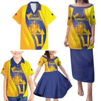 Barbados Emancipation Day Family Matching Puletasi and Hawaiian Shirt Freedom And Unity - Wonder Print Shop