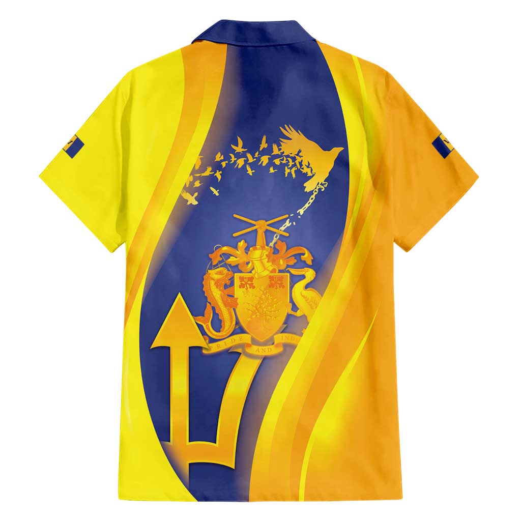 Barbados Emancipation Day Family Matching Short Sleeve Bodycon Dress and Hawaiian Shirt Freedom And Unity - Wonder Print Shop