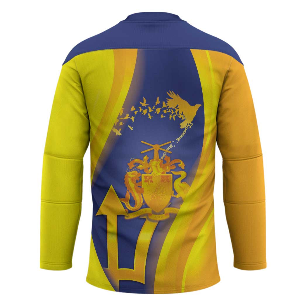 Barbados Emancipation Day Hockey Jersey Freedom And Unity - Wonder Print Shop