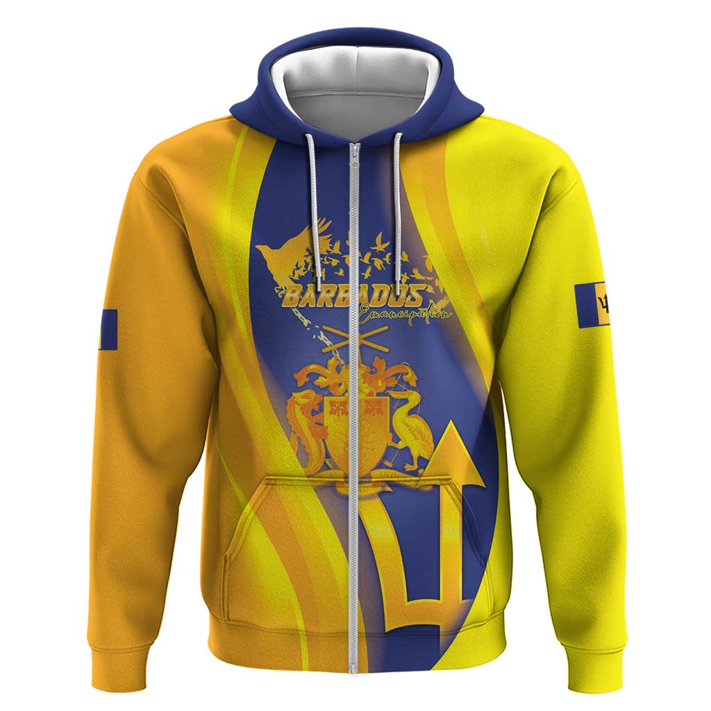 Barbados Emancipation Day Hoodie Freedom And Unity - Wonder Print Shop