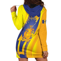 Barbados Emancipation Day Hoodie Dress Freedom And Unity - Wonder Print Shop