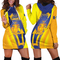 Barbados Emancipation Day Hoodie Dress Freedom And Unity - Wonder Print Shop