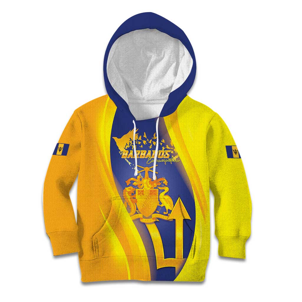 Barbados Emancipation Day Kid Hoodie Freedom And Unity - Wonder Print Shop