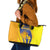 Barbados Emancipation Day Leather Tote Bag Freedom And Unity - Wonder Print Shop