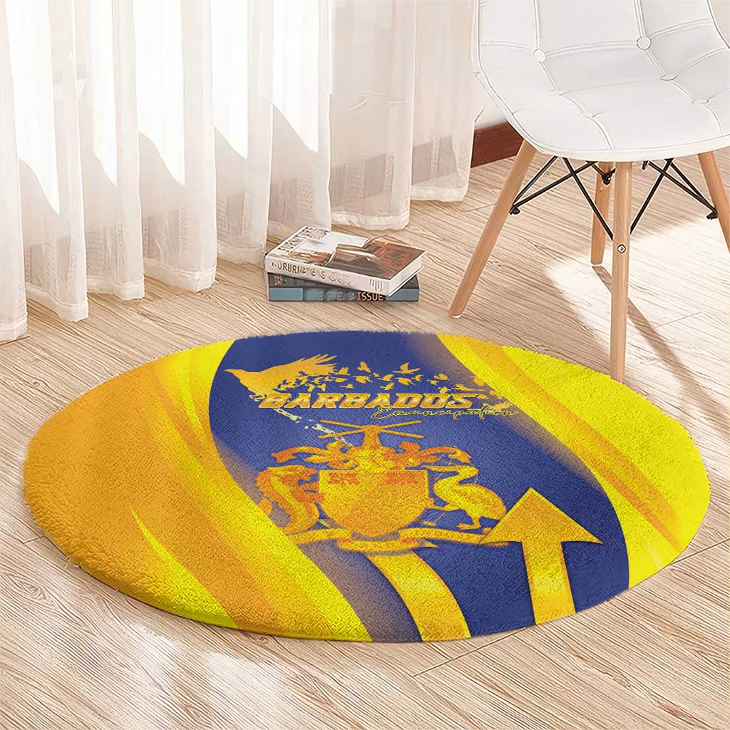 Barbados Emancipation Day Round Carpet Freedom And Unity - Wonder Print Shop