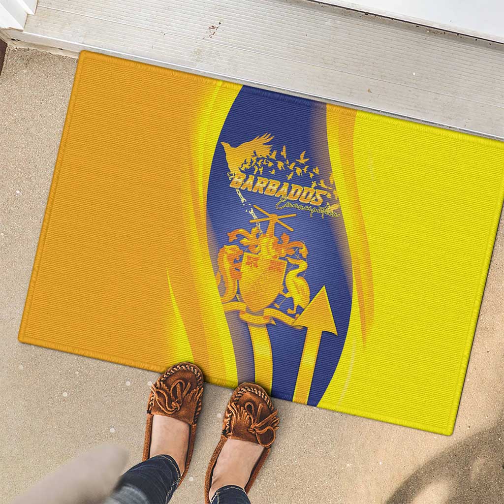 Barbados Emancipation Day Rubber Doormat Freedom And Unity - Wonder Print Shop