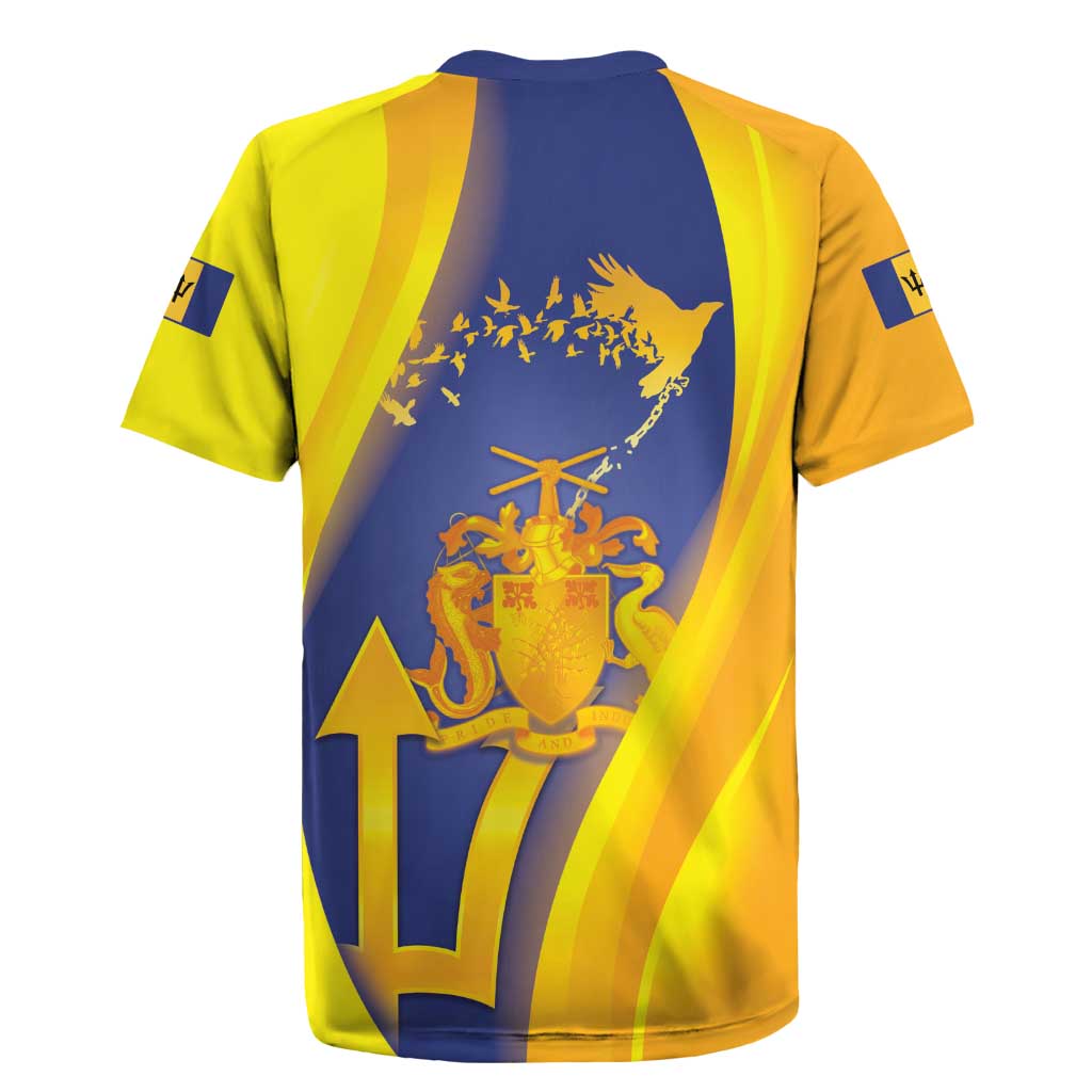 Barbados Emancipation Day Rugby Jersey Freedom And Unity - Wonder Print Shop