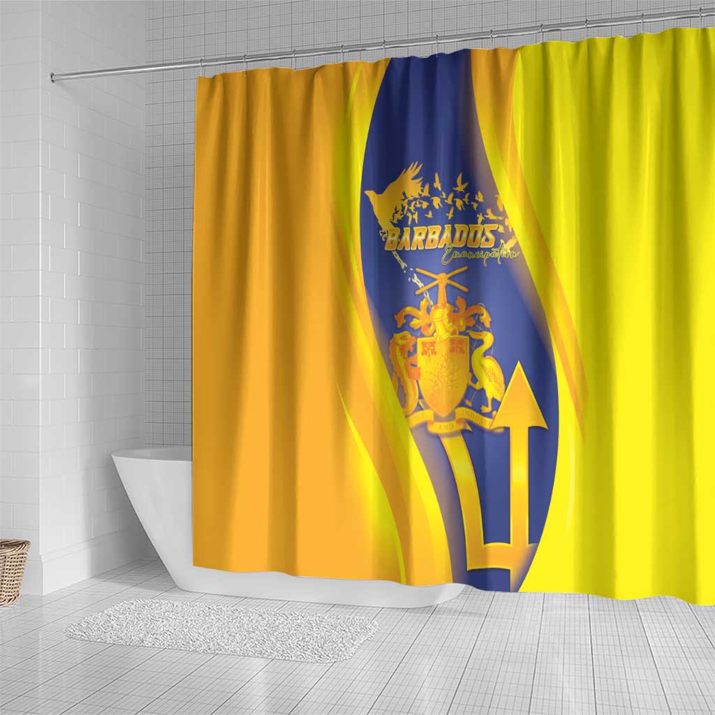 Barbados Emancipation Day Shower Curtain Freedom And Unity - Wonder Print Shop
