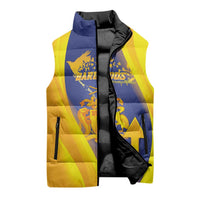 Barbados Emancipation Day Sleeveless Puffer Jacket Freedom And Unity - Wonder Print Shop