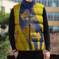 Barbados Emancipation Day Sleeveless Puffer Jacket Freedom And Unity - Wonder Print Shop