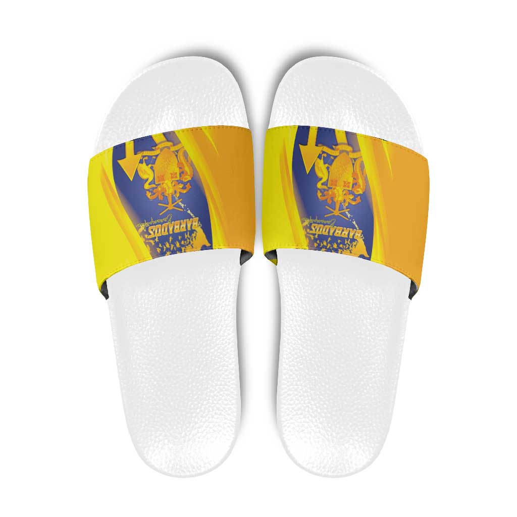 Barbados Emancipation Day Slide Sandals Freedom And Unity - Wonder Print Shop