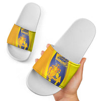 Barbados Emancipation Day Slide Sandals Freedom And Unity - Wonder Print Shop