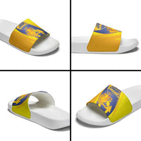 Barbados Emancipation Day Slide Sandals Freedom And Unity - Wonder Print Shop