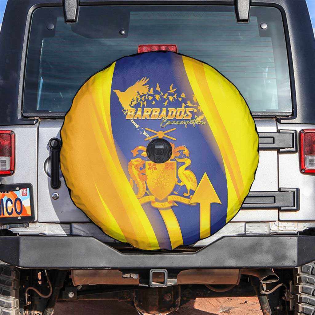 Barbados Emancipation Day Spare Tire Cover Freedom And Unity - Wonder Print Shop