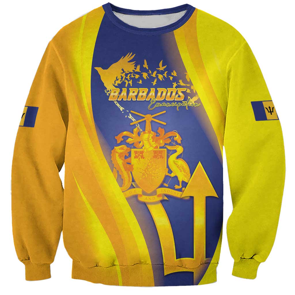 Barbados Emancipation Day Sweatshirt Freedom And Unity - Wonder Print Shop