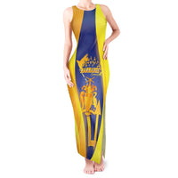 Barbados Emancipation Day Tank Maxi Dress Freedom And Unity - Wonder Print Shop