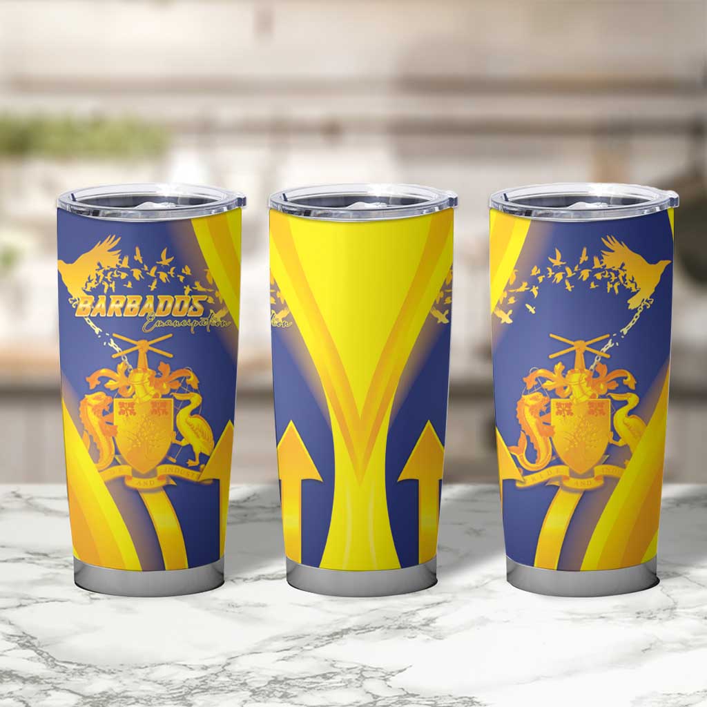 Barbados Emancipation Day Tumbler Cup Freedom And Unity - Wonder Print Shop