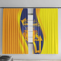 Barbados Emancipation Day Window Curtain Freedom And Unity - Wonder Print Shop