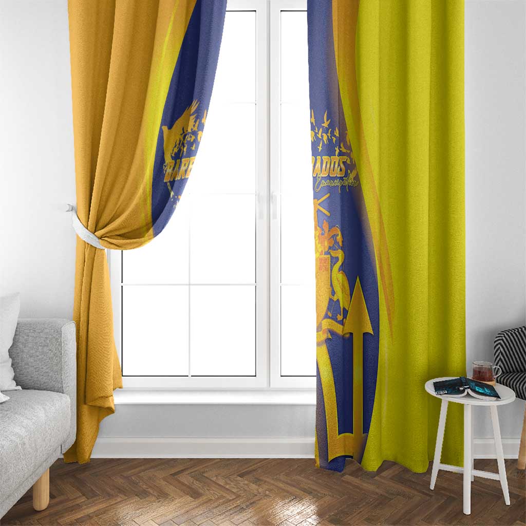 Barbados Emancipation Day Window Curtain Freedom And Unity - Wonder Print Shop