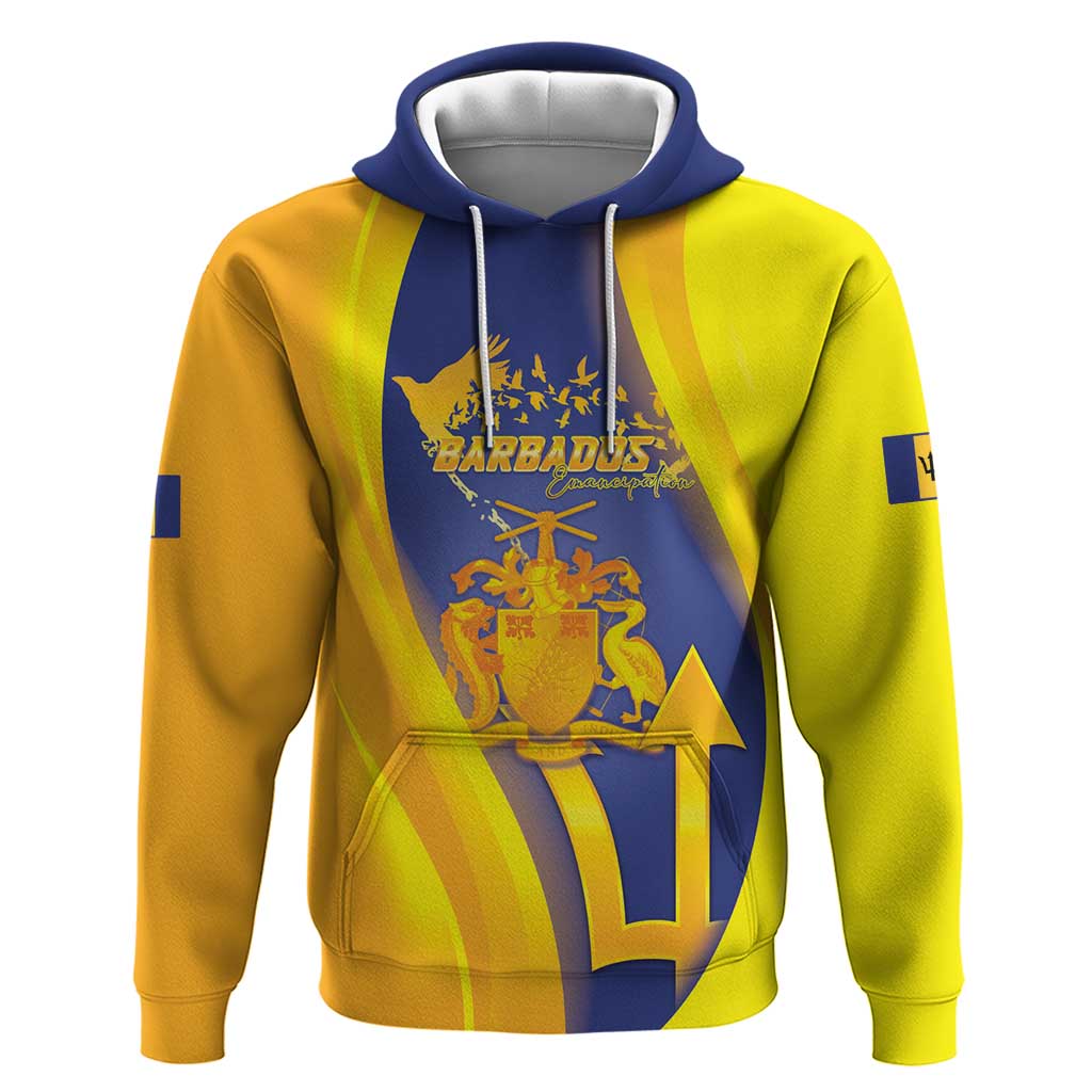 Barbados Emancipation Day Zip Hoodie Freedom And Unity - Wonder Print Shop