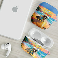 Hot Jimothy Summer AirPods Case Funny Seattle Raccoon