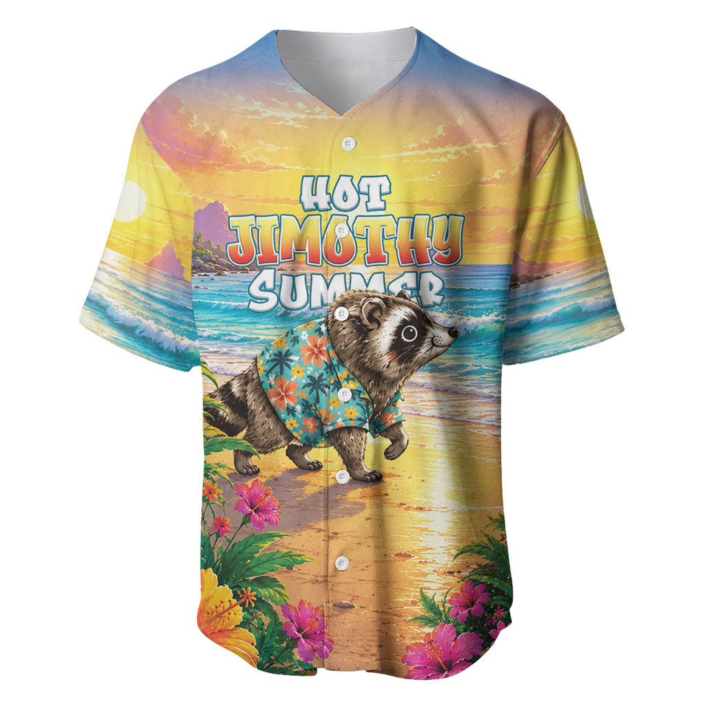 Hot Jimothy Summer Baseball Jersey Funny Seattle Raccoon