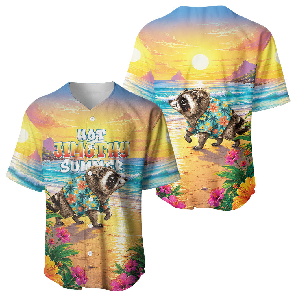 Hot Jimothy Summer Baseball Jersey Funny Seattle Raccoon
