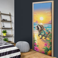 Hot Jimothy Summer Door Cover Funny Seattle Raccoon