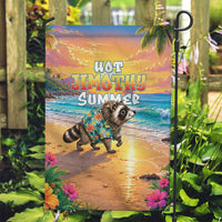 Hot Jimothy Summer Garden Flag Funny Seattle Raccoon