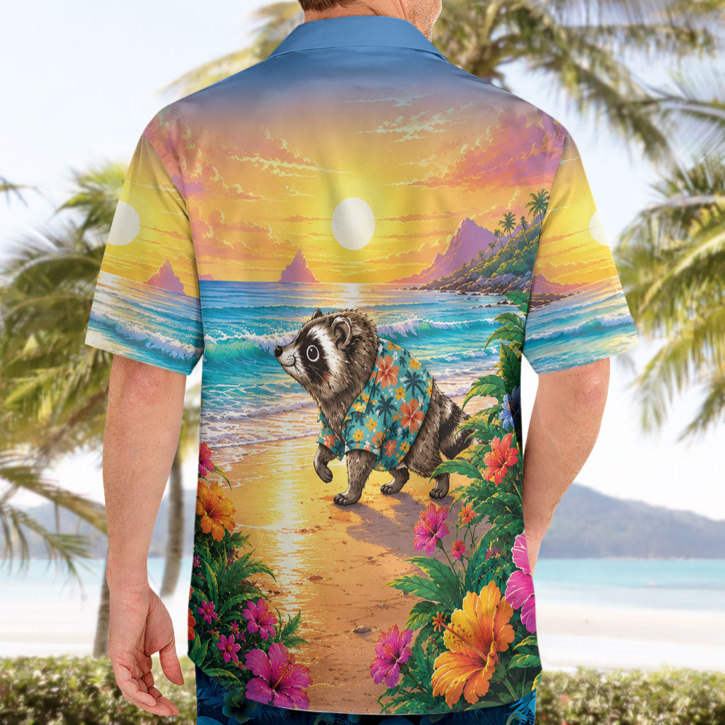 Hot Jimothy Summer Hawaiian Shirt Funny Seattle Raccoon