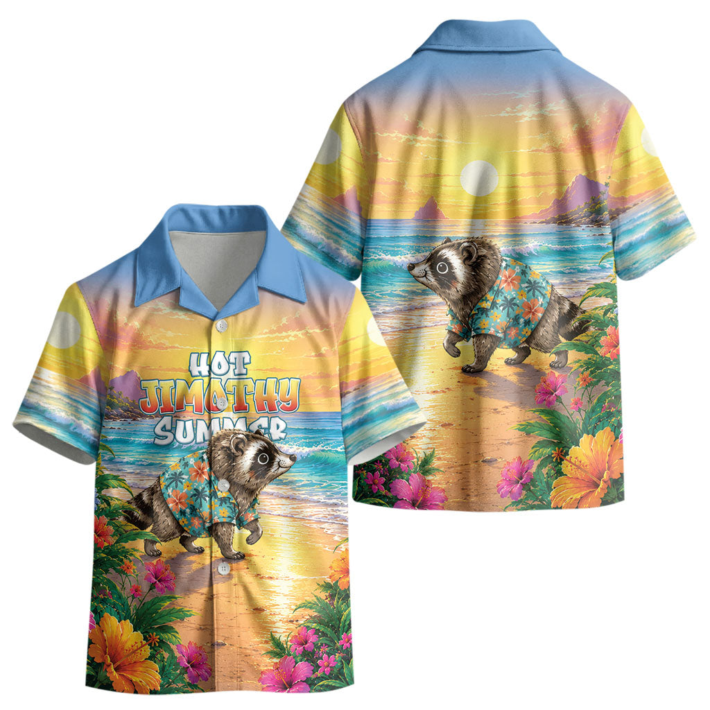 Hot Jimothy Summer Kid Hawaiian Shirt Funny Seattle Raccoon