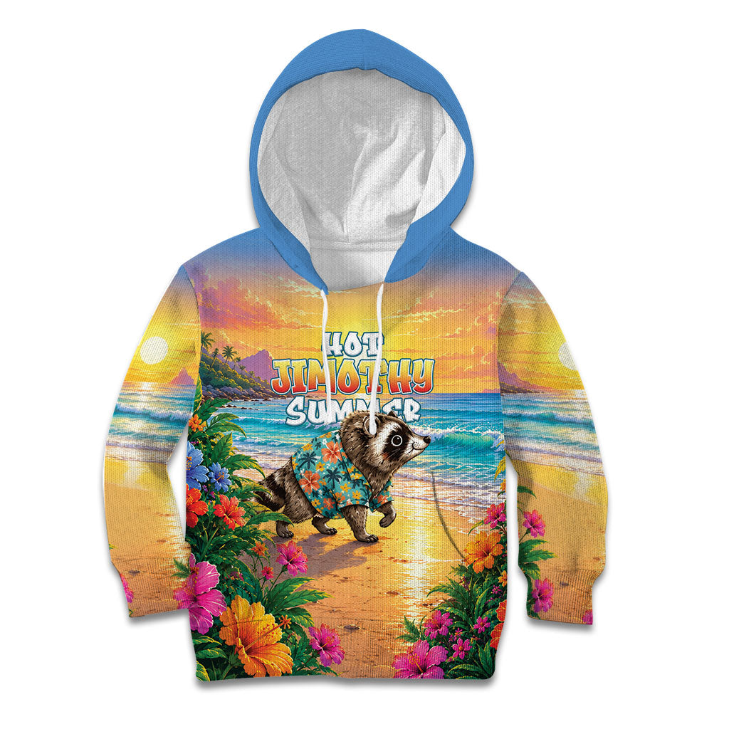 Hot Jimothy Summer Kid Hoodie Funny Seattle Raccoon