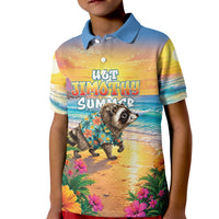Hot Jimothy Summer Kid Polo Shirt Funny Seattle Raccoon