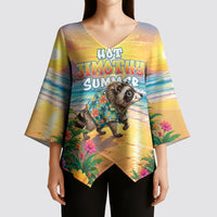 Hot Jimothy Summer Kimono Sleeve Blouse Funny Seattle Raccoon