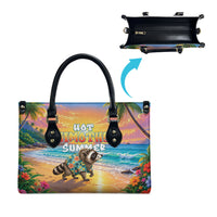 Hot Jimothy Summer Leather Bag Funny Seattle Raccoon