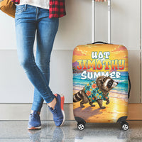 Hot Jimothy Summer Luggage Cover Funny Seattle Raccoon
