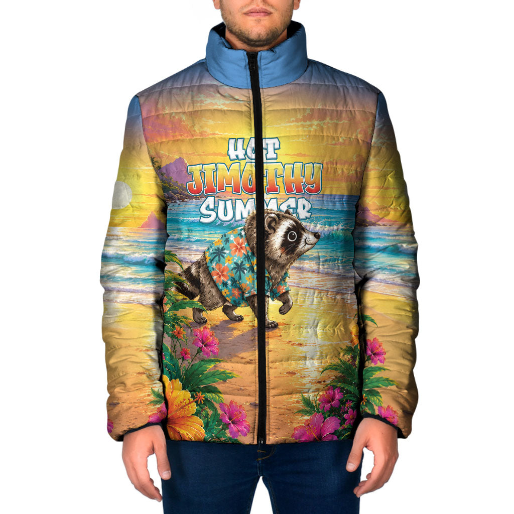 Hot Jimothy Summer Padded Jacket Funny Seattle Raccoon