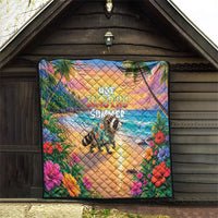 Hot Jimothy Summer Quilt Funny Seattle Raccoon
