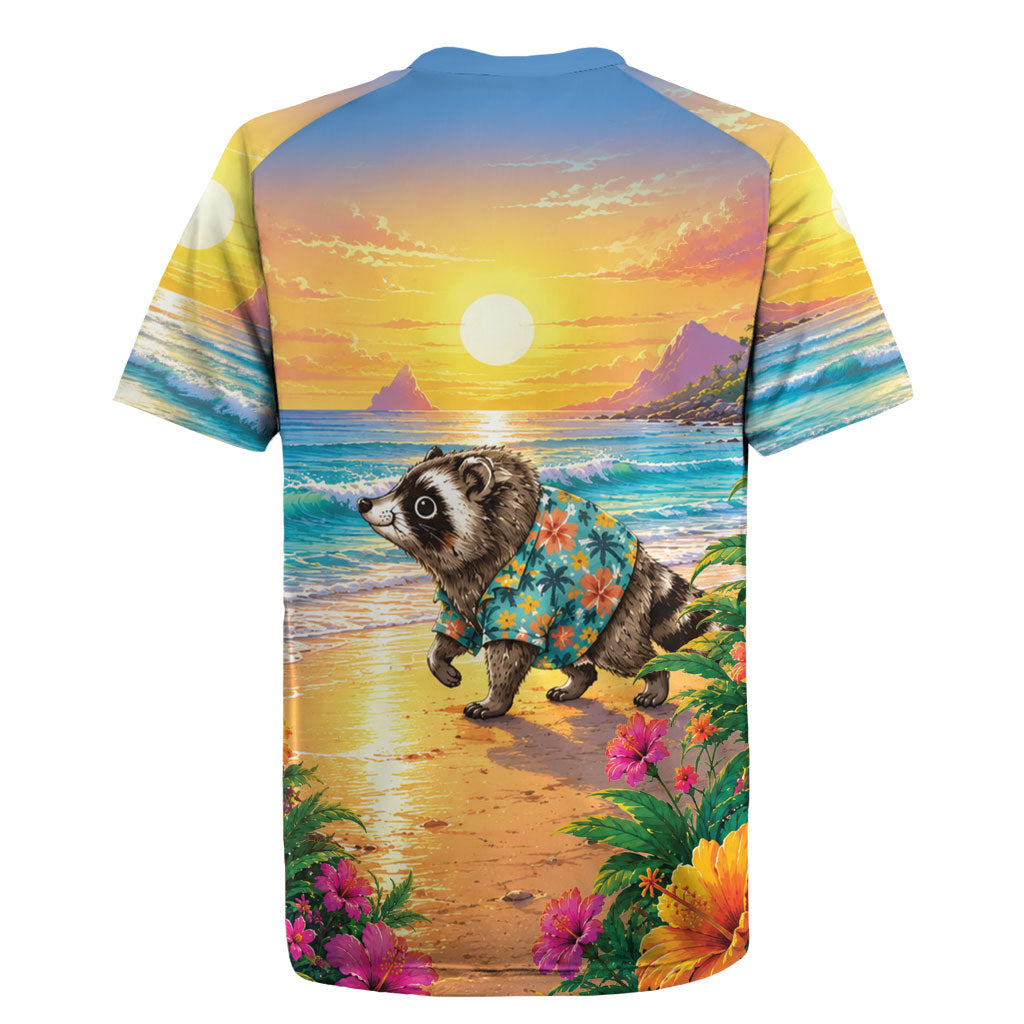 Hot Jimothy Summer Rugby Jersey Funny Seattle Raccoon