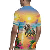 Hot Jimothy Summer Rugby Jersey Funny Seattle Raccoon