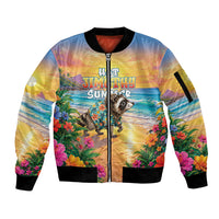 Hot Jimothy Summer Sleeve Zip Bomber Jacket Funny Seattle Raccoon
