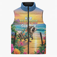 Hot Jimothy Summer Sleeveless Puffer Jacket Funny Seattle Raccoon