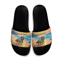 Hot Jimothy Summer Slide Sandals Funny Seattle Raccoon