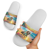 Hot Jimothy Summer Slide Sandals Funny Seattle Raccoon