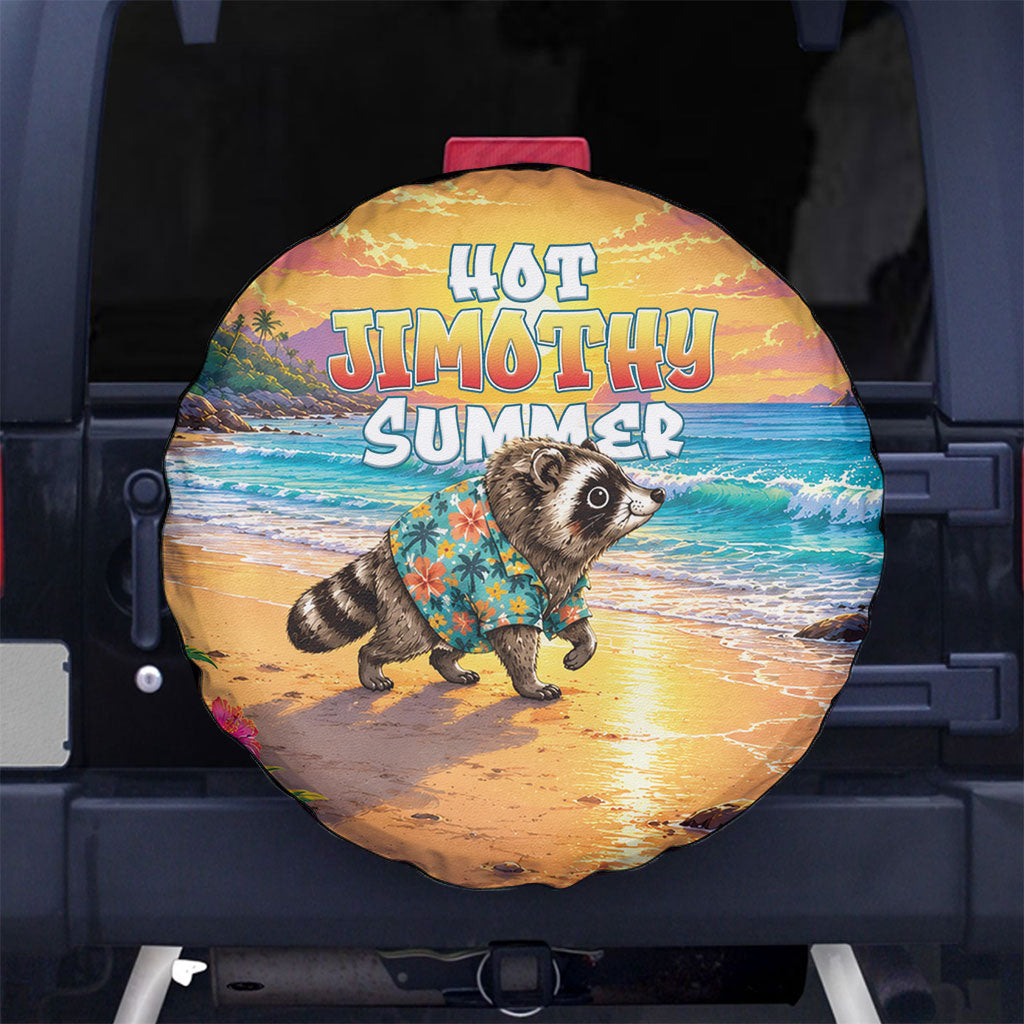 Hot Jimothy Summer Spare Tire Cover Funny Seattle Raccoon