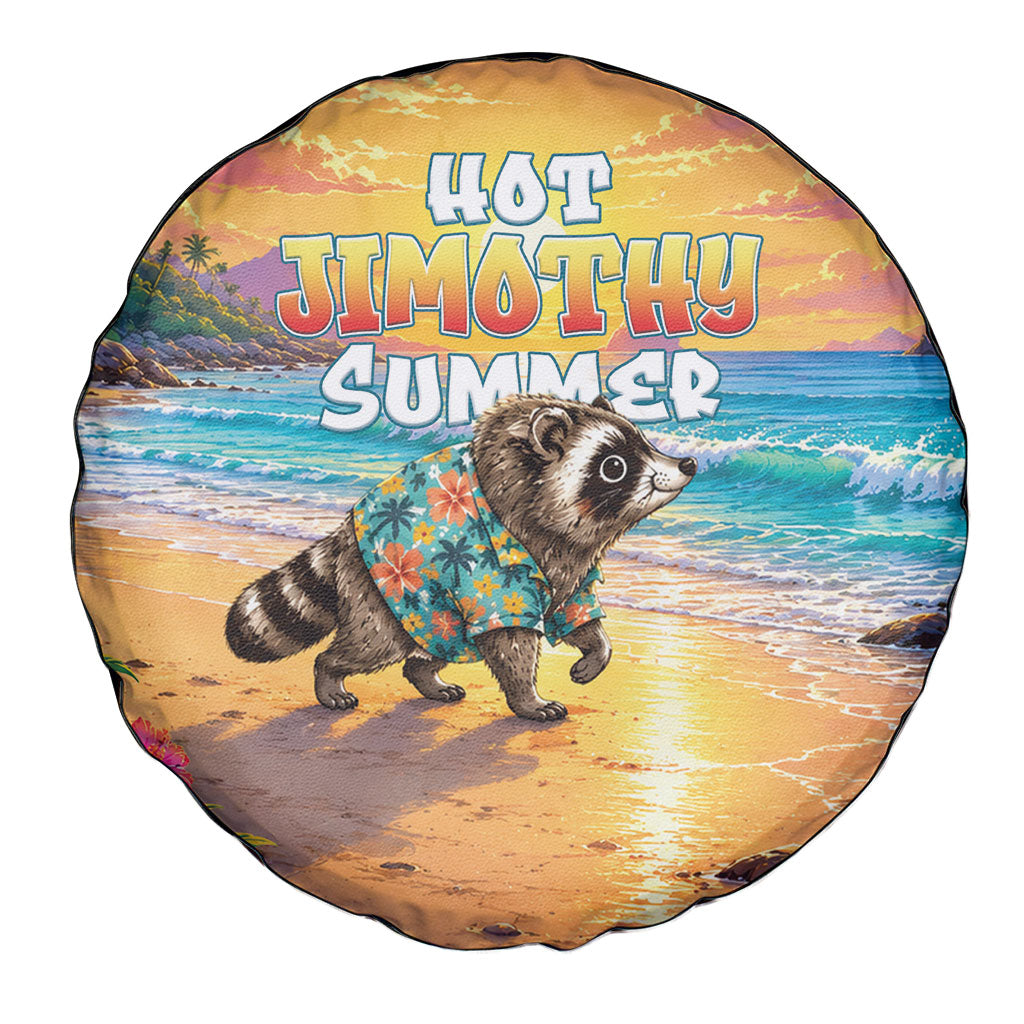 Hot Jimothy Summer Spare Tire Cover Funny Seattle Raccoon