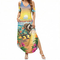 Hot Jimothy Summer Summer Maxi Dress Funny Seattle Raccoon