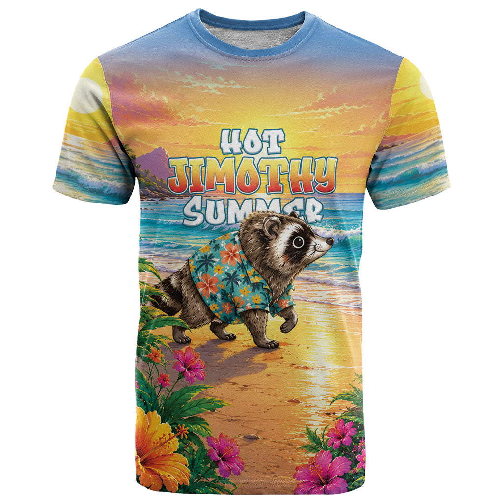 Hot Jimothy Summer T Shirt Funny Seattle Raccoon