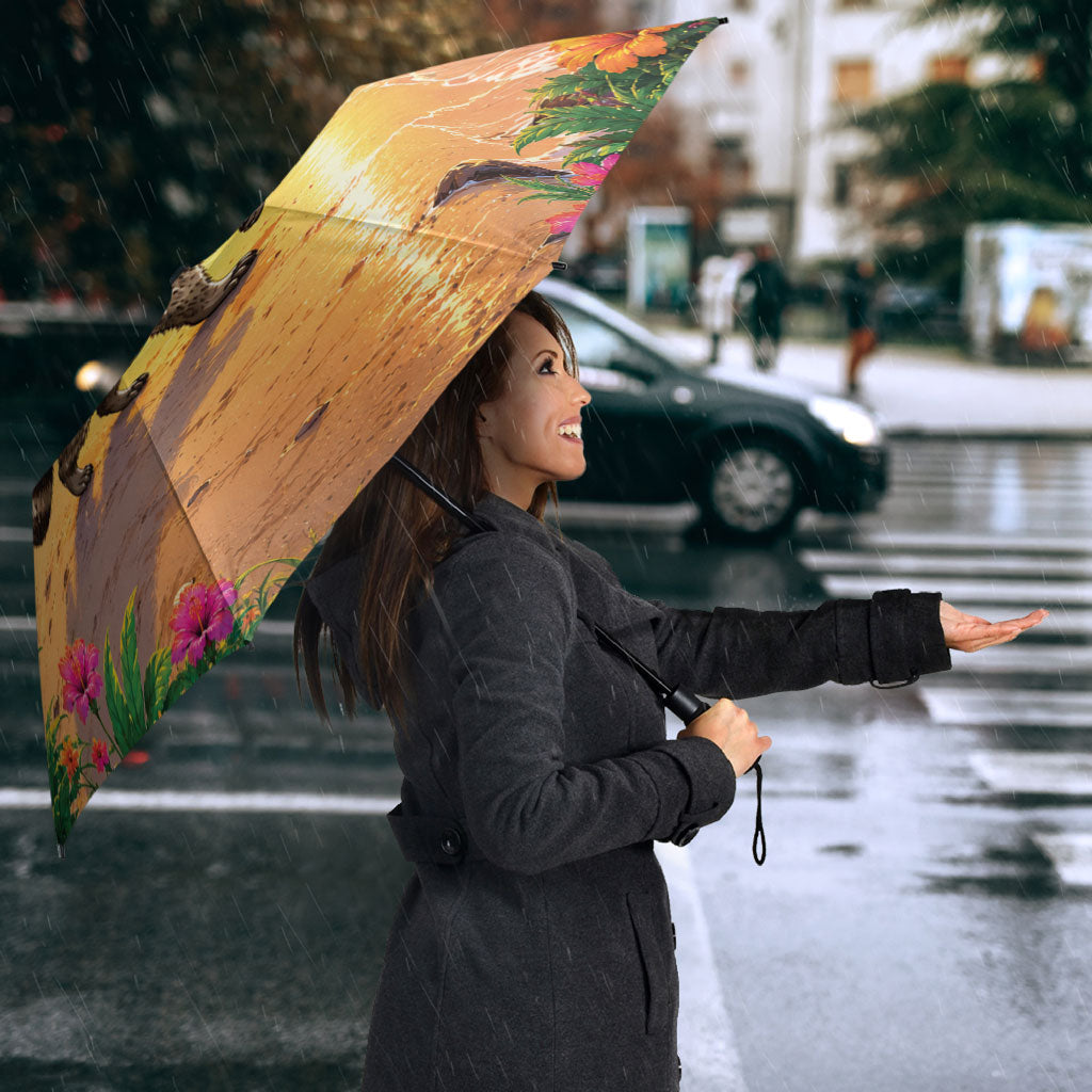 Hot Jimothy Summer Umbrella Funny Seattle Raccoon