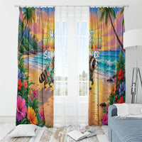 Hot Jimothy Summer Window Curtain Funny Seattle Raccoon